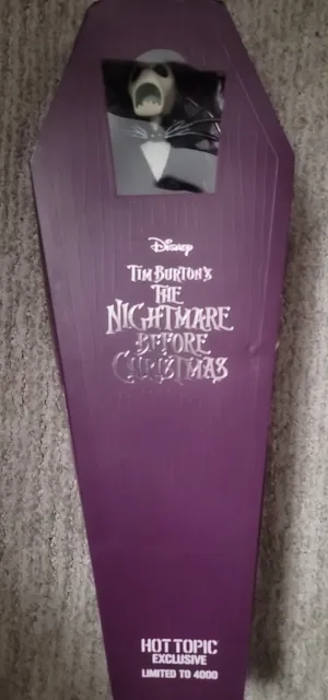 Nightmare Before Christmas Jack Hot Topic Exclusive Coffin Limited To 4000 New