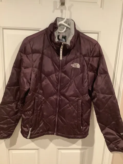 The North Face Aconcagua Womens Puffer Jacket Size Medium Purple 550 Down Fill