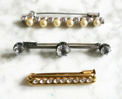 2pcs strass clips manmade perles barrettes creuses de bobby broches de 