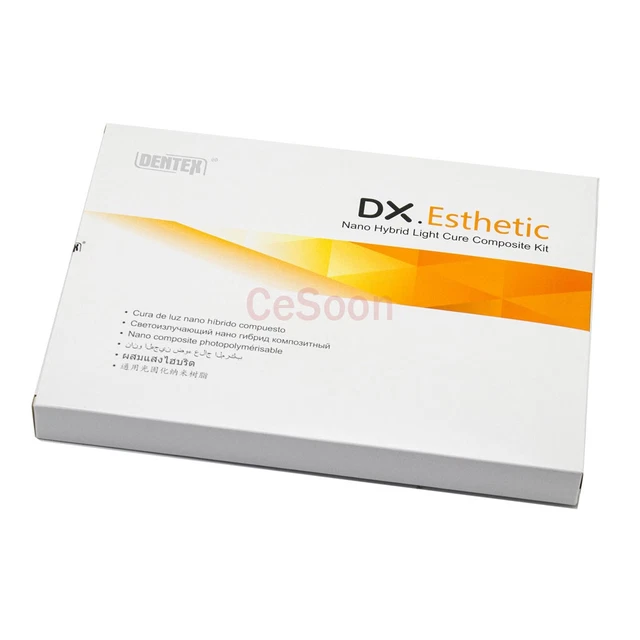 1Set Dental DX. Esthetic Light Cure Composite Etching Adhesive Kit Direct Repair
