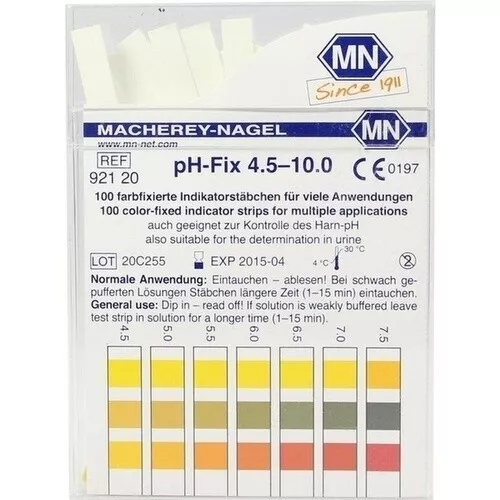 PH-FIX Indikatorstäbchen pH 4,5-10, 100 St PZN 04759041