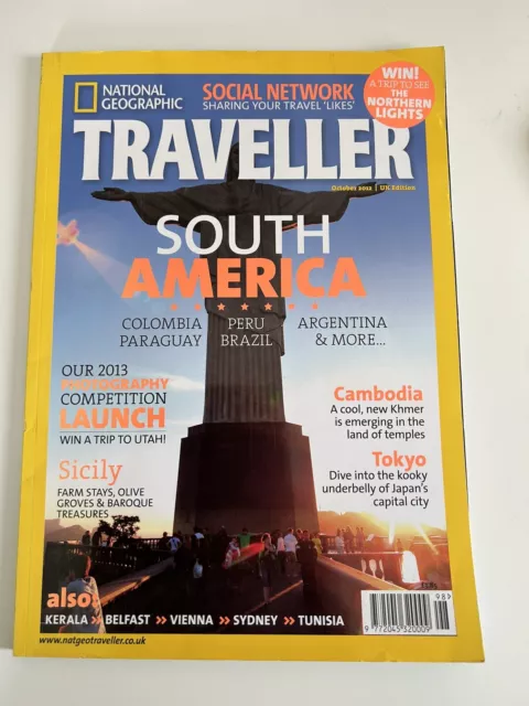 National Geographic Traveller Magazine South America October 2012