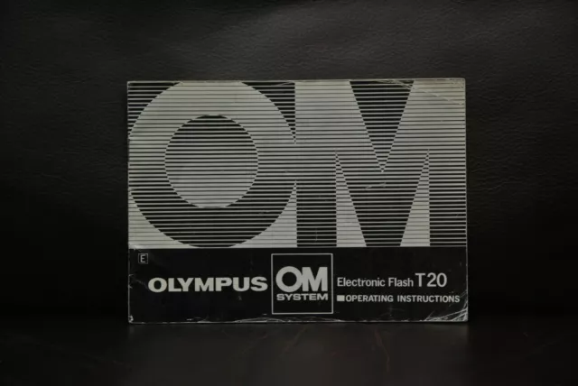 Olympus T20 Flash Flashgun Original Instruction Manual Book Guide Instructions