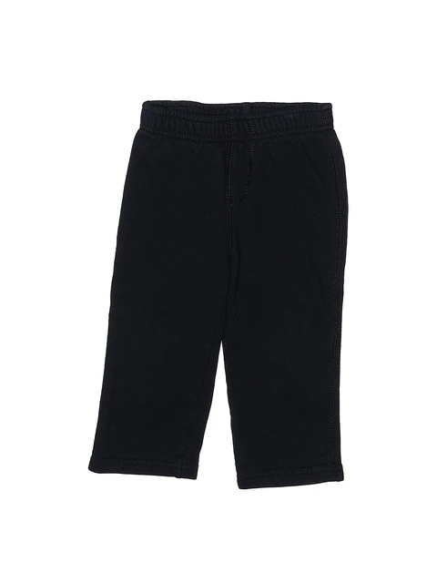 Cat & Jack Boys Black Casual Pants 18 Months