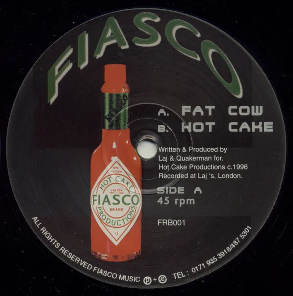 Laj & Quakerman - Fat Cow / Hot Cake, 12",  (Vinyl)