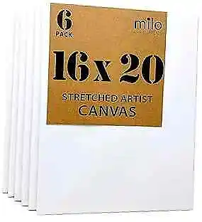 PHOENIX Stretched Canvas for Painting 5x7 Inch/14 Bulk Pack, 8 Oz Triple  Primed 5/8 Inch Profile 100% Cotton White Blank Canvas, Small Framed Canvas