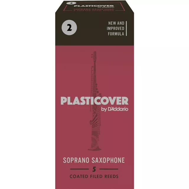 Rico Plasticover RRP05SSX200 Ance per Sax Soprano in Sib 2 (Confezione da 5) Anc