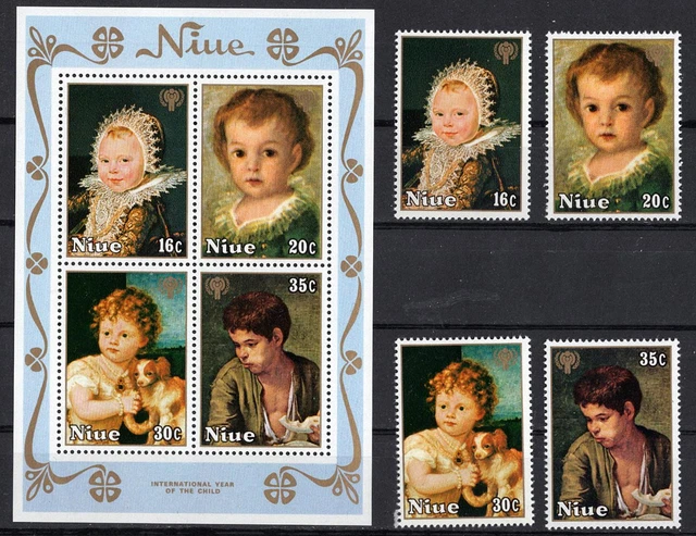 Niue: Internationales Jahr des Kindes - Gemälde 1979 postfrisch **