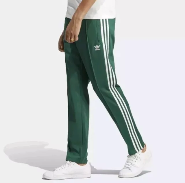 adidas Originals Adicolor Classics Beckenbauer Men's Pants in Green and White L