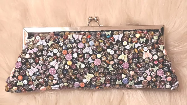 Sasha Hand Made- Multi colored beaded - Purse- Body/Shoulder Strap.