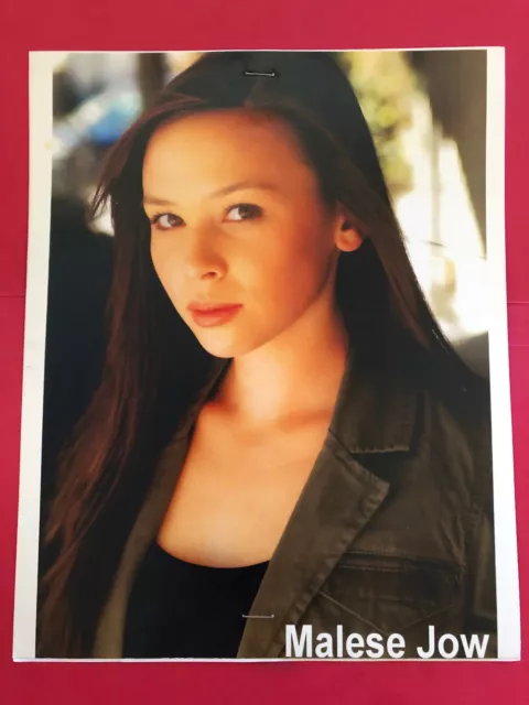 Malese Jow , original talent agency headshot photo with credits