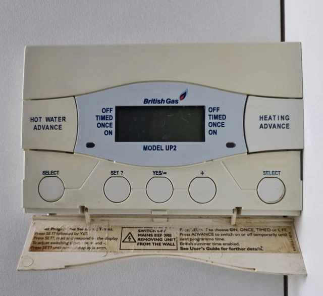 BRITISH GAS UP2 Invensys Dual Channel 7 Day Programmer Drayton Lifetyle