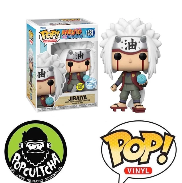 NARUTO JIRAIYA with Rasengan GlowintheDark Pop! Vinyl Figure "New