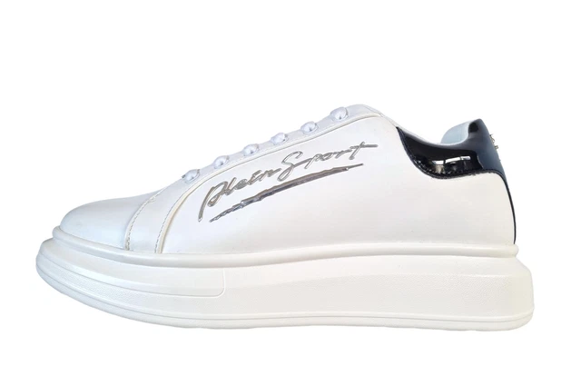 PHILIPP PLEIN Sport Chaussures Homme Baskets SIPS950 Blanc