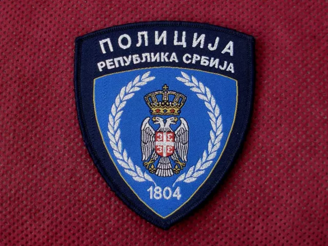 Police Of The Republic Of Serbia - Regular Police Sleeve Patch - New Type - Rrr