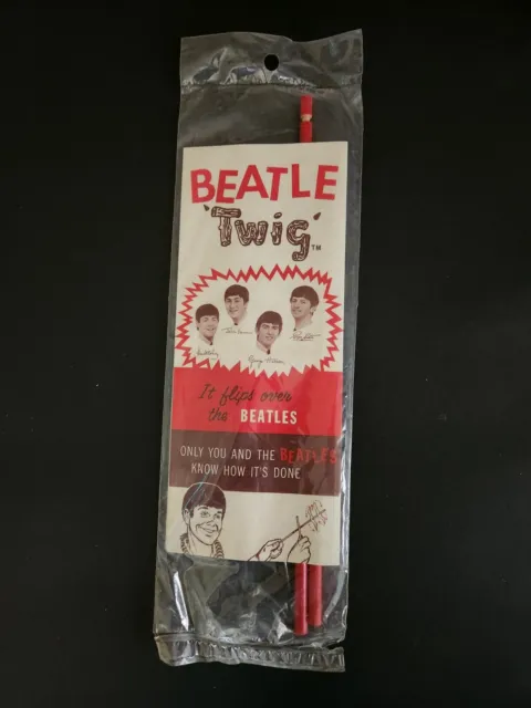 BEATLES Beatle Twig 1964 Original Still Sealed In Original Packaging NOS