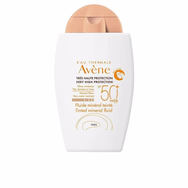 Fluido mineral solar Avène con color FPS 50+ 40 ml