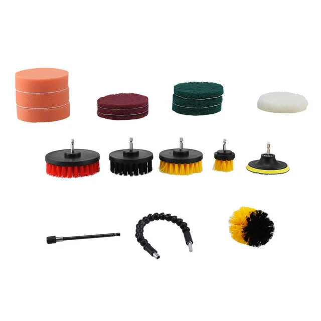 Ensemble De 19 Brosses Pour Perceuse Kit De Nettoyage électrique Kit De
