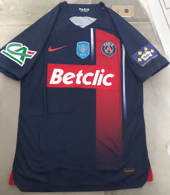 Maillot PSG Mbappé Coupe De France 2023 - Match Vs Pays De Cassel - Taille XL