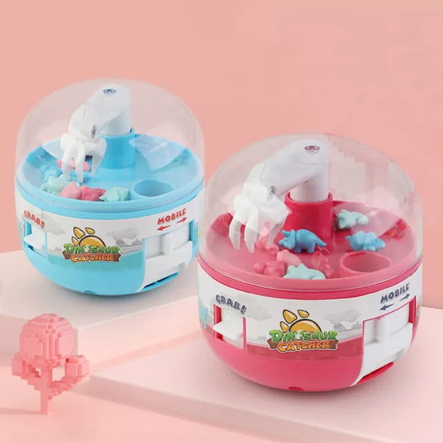 Mini Claw Machine Stuff Dinosaur Gashapon Toy Grabber Fingertip Toy Gift ^