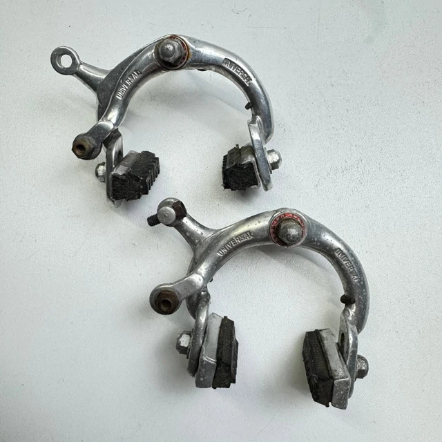 Freins Vélo Course Universels - Fer - Vintage Italie - Avant Et Arrière