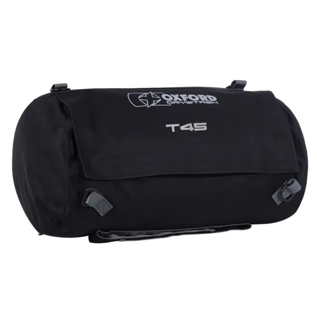 Oxford Drystash T45 Motorcycle Soft Waterproof Duffle Bag - 45 Litres Black