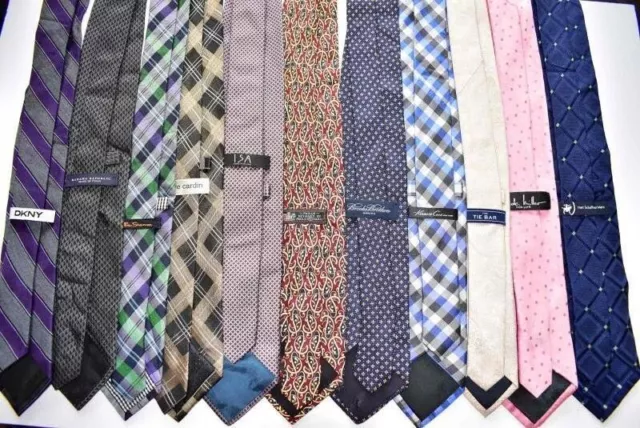 Lot of 5 100% Silk Designer Ties Men's Neckties Perry Ellis,  Nautica & more