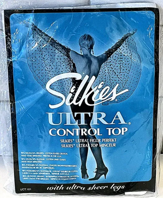 SILKIES ULTRA ~ 2 Pair Womens Pantyhose Panty Hose Shapely Perfect