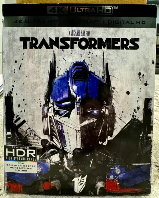 Transformers 4K Ultra HD + Blu-ray + Digital BRAND NEW / SEALED with Slipcover