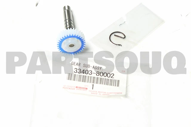 3340380002 GENUINE TOYOTA GEAR SUB-ASSY, SPEEDOMETER DRIVEN (MTM) 33403 ...