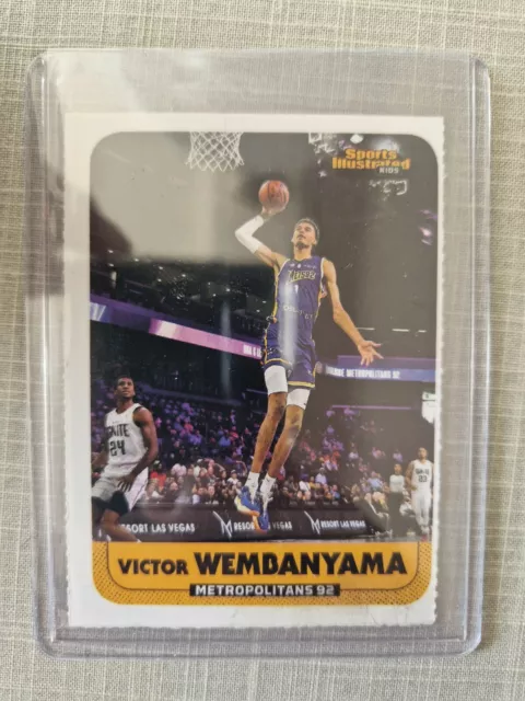 VICTOR WEMBANYAMA 2023 Sports Illustrated SI For Kids Rookie RC 1053 ...