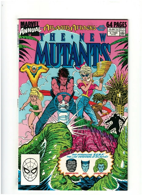 New Mutants Annual #5 VF/NM 9.0 Marvel Comics Rob Liefeld art 1989