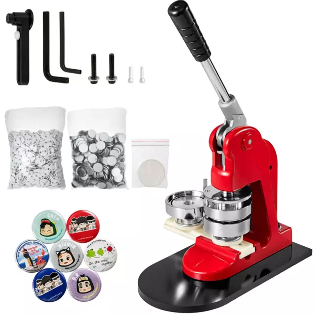 Button Maker Machine 1 Inch Button Badge Maker 25 Mm Pins Punch Press Machine