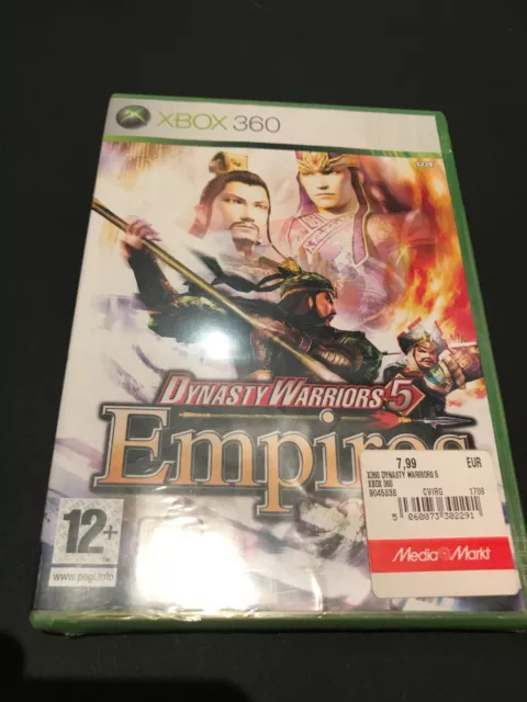 Dynasty Warriors 5 Empires XBOX 360 PAL ESPAÑOL NUEVO A ESTRENAR PRECINTADO