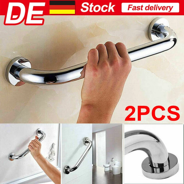 2x Haltegriff Edelstahl 304 Sicherheit Handlauf Bad Dusche Badgriff Rutschfeste