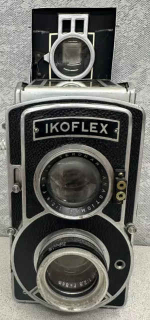 Vintage Zeiss Ikon Ikoflex III 853/16 TLR Camera w/ Tessar 8cm 80mm F2.8 Lenses