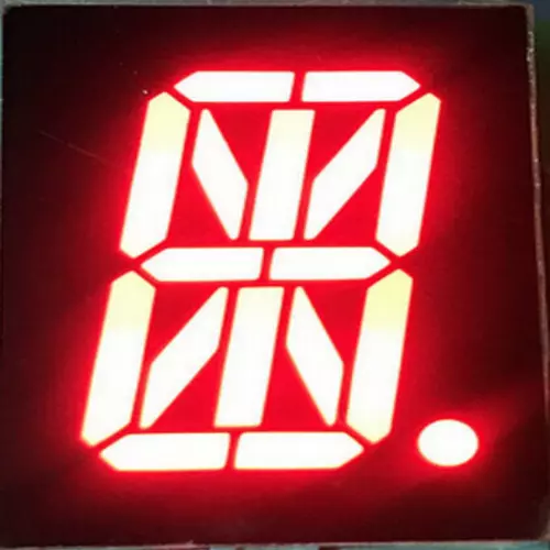 Red 16 segment led displays