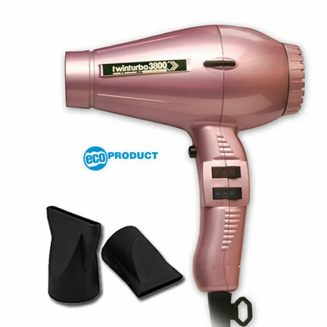 Turbo Power Twin Turbo 3800 Ionic & Ceramic Hair Dryer Pink