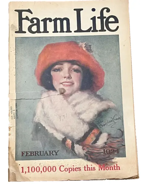 Farm Life Magazine February 1924 Essex Overland