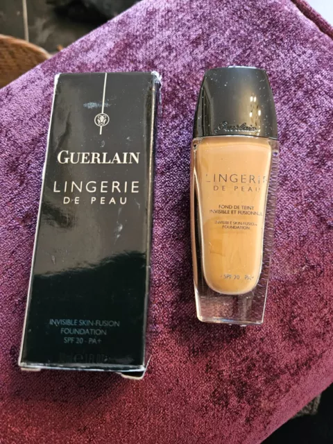 Guerlain Lingerie De Peau Invisible foundation 24 Dore Moyen Brand New In Box