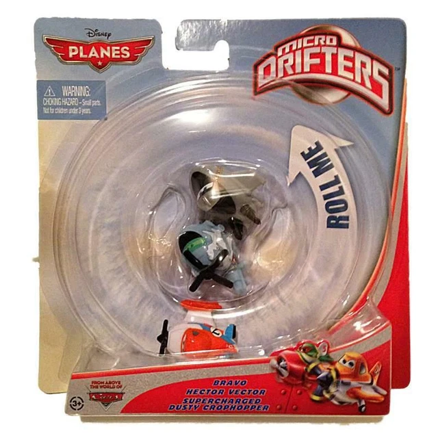DISNEY PLANES MICRO Drifters Hector Vector Supercharged Dusty Bravo disney-planes-micro-drifters-hector-vector-supercharged-dusty-bravo