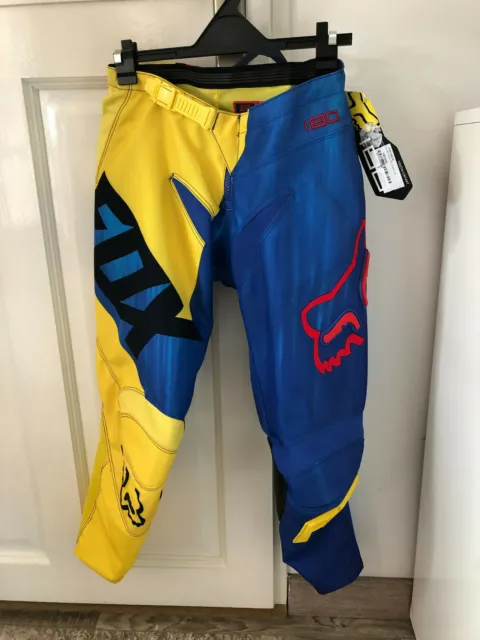 pantalon motocross FOX youth 180 vandal taille 10 ans (26 US) valeur 100€