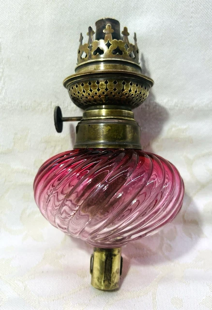 Ancienne Boule De Noël Tête De Père Noël - Verre Mercurisé Églomisé 13,5 Cm