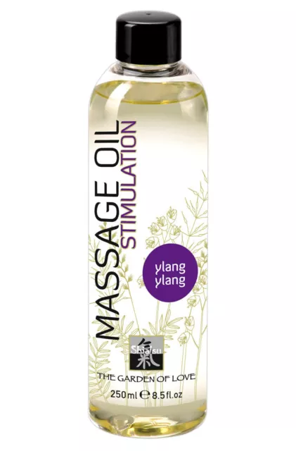 Shiatsu Massageöl Ylang 250 ml Edeles Massage Öl erotischer Duft Aroma-Öl "T13