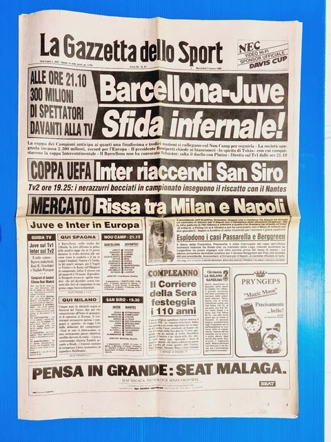 Gazette Dello Sport 5 March 1960 Defilippis Sassari-Joop De Roo Ja