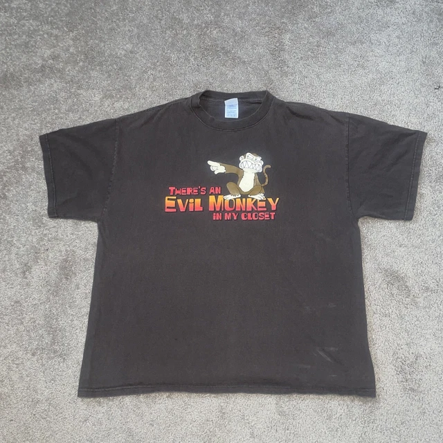Vintage 90s Evil Monkey Family Guy T-Shirt Men’s Size XL Made in USA Vintage 90s Evil Monkey Family Guy T-Shirt Men’s Size XL Made in USA