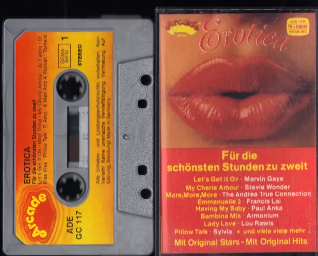Erotica "Kuschelrock" Oldies Marvin Gaye Fancy Paul Anka RAR MC Kassette TOP 092