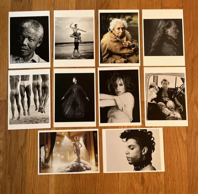 Herb Ritts And Annie Leibovitz Photography Postcards Fotofolio Lot ~ Set of 10