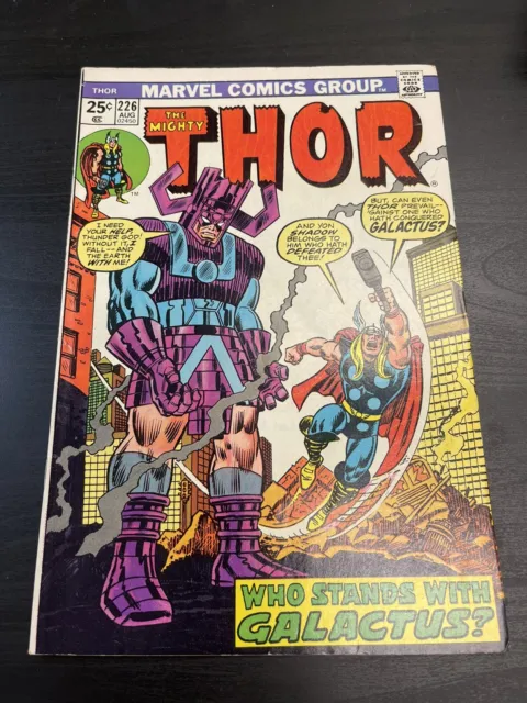 1974 Marvel Comics The Mighty Thor Issue #226 2Nd Appearance Firelord