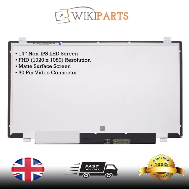 COMPATIBLE FOR Dell P85G001 LAPTOP 14" LED LCD FHD NON-IPS MATTE DISPLAY SCREEN